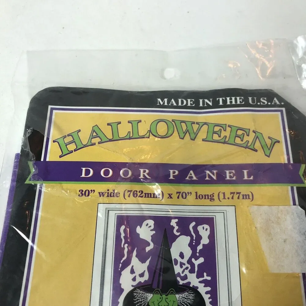 Dane Hill Expressions Halloween Door Panel Hanging Decoration Witch‎ Trick B1
